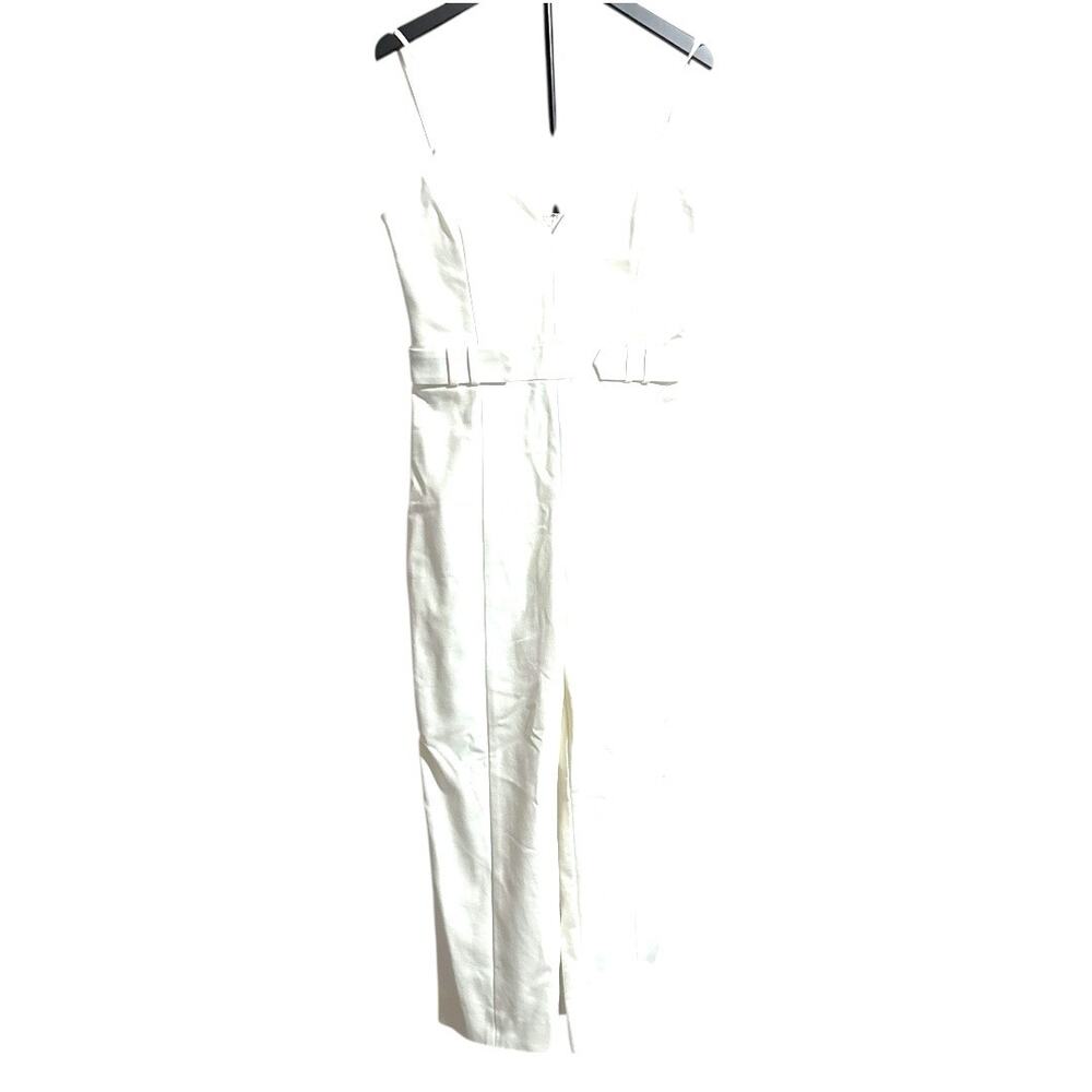 Cushnie Et Ochs Jumpsuit Sz 10 - Ivory - Spaghetti Strap - Bridal Rehearsal - Picture 4 of 12